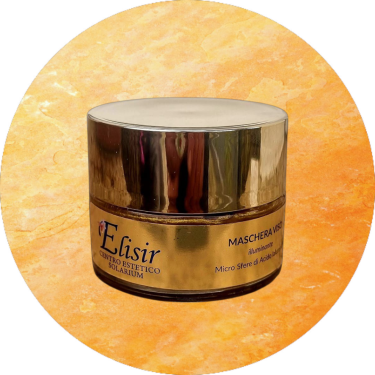 Maschera Viso Gel Dorata
